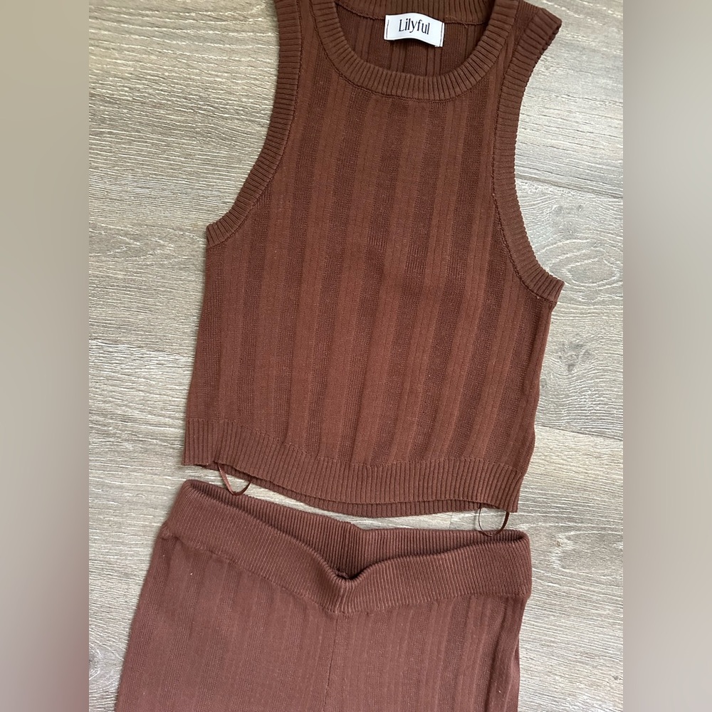 Lilyful Knit Pant Set